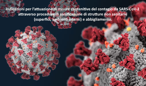 sanificazione di strutture non sanitarie (superfici, ambienti interni) e abbigliamento. sanificazione di strutture non sanitarie (superfici, ambienti interni) e abbigliamento.